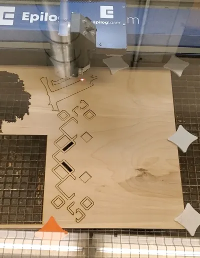 Laser cut accents
